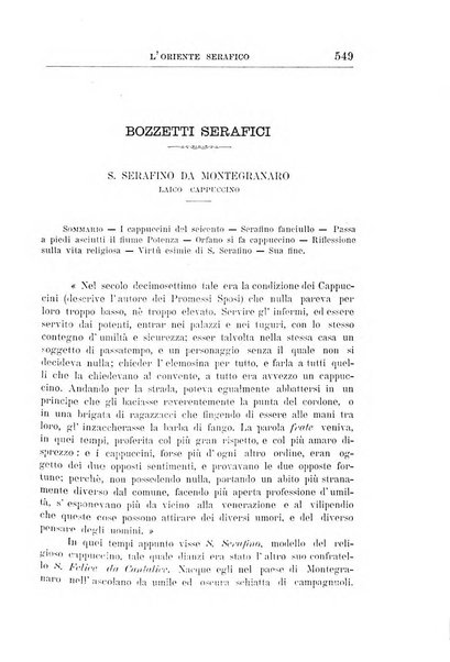 L'oriente serafico bollettino ufficiale per la celebrazione del VII centenario del Terz'Ordine Francescano