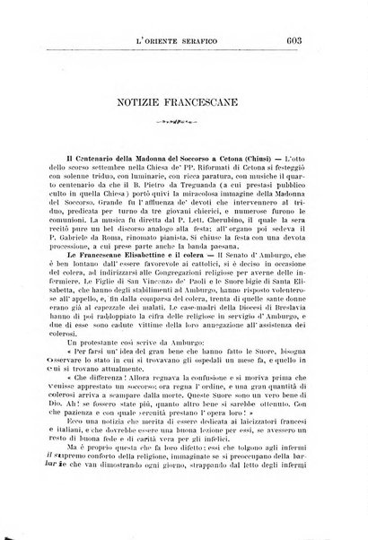 L'oriente serafico bollettino ufficiale per la celebrazione del VII centenario del Terz'Ordine Francescano