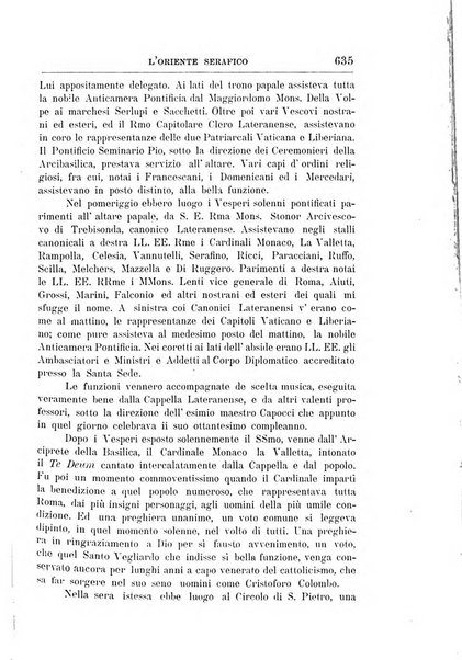 L'oriente serafico bollettino ufficiale per la celebrazione del VII centenario del Terz'Ordine Francescano