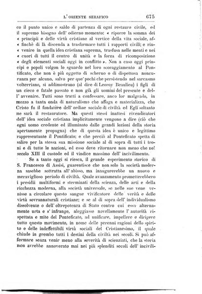 L'oriente serafico bollettino ufficiale per la celebrazione del VII centenario del Terz'Ordine Francescano