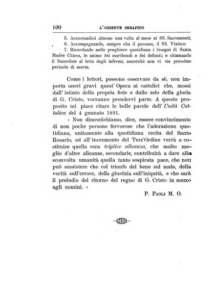 L'oriente serafico bollettino ufficiale per la celebrazione del VII centenario del Terz'Ordine Francescano