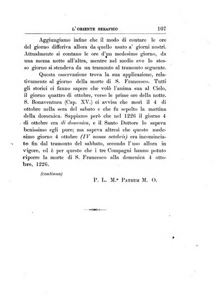 L'oriente serafico bollettino ufficiale per la celebrazione del VII centenario del Terz'Ordine Francescano