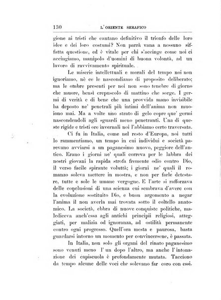 L'oriente serafico bollettino ufficiale per la celebrazione del VII centenario del Terz'Ordine Francescano