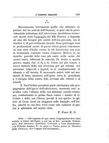 L'oriente serafico bollettino ufficiale per la celebrazione del VII centenario del Terz'Ordine Francescano