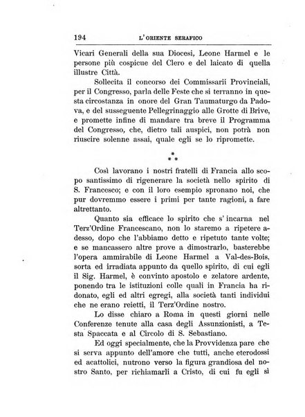 L'oriente serafico bollettino ufficiale per la celebrazione del VII centenario del Terz'Ordine Francescano