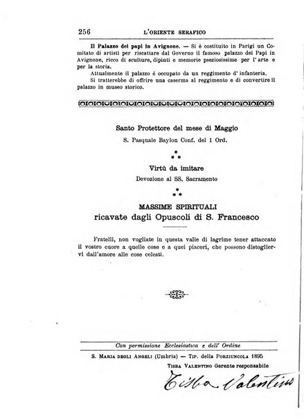 L'oriente serafico bollettino ufficiale per la celebrazione del VII centenario del Terz'Ordine Francescano