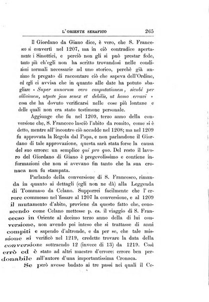 L'oriente serafico bollettino ufficiale per la celebrazione del VII centenario del Terz'Ordine Francescano