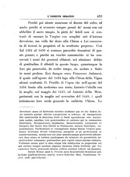 L'oriente serafico bollettino ufficiale per la celebrazione del VII centenario del Terz'Ordine Francescano