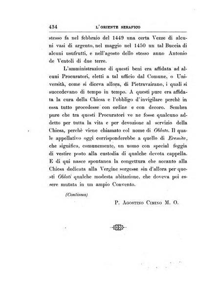 L'oriente serafico bollettino ufficiale per la celebrazione del VII centenario del Terz'Ordine Francescano