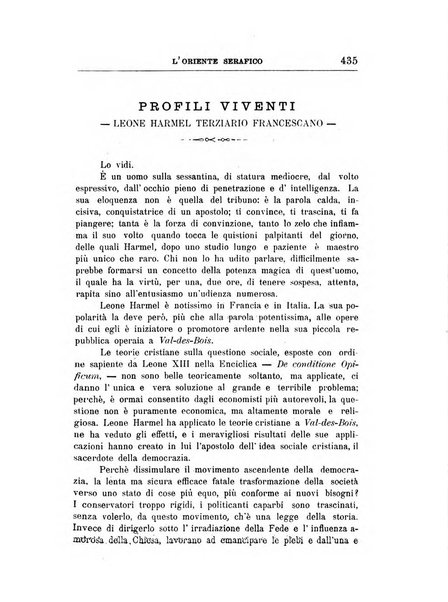 L'oriente serafico bollettino ufficiale per la celebrazione del VII centenario del Terz'Ordine Francescano