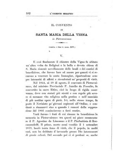 L'oriente serafico bollettino ufficiale per la celebrazione del VII centenario del Terz'Ordine Francescano