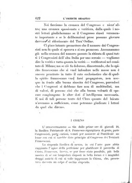 L'oriente serafico bollettino ufficiale per la celebrazione del VII centenario del Terz'Ordine Francescano