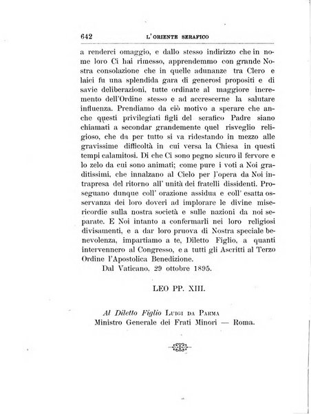 L'oriente serafico bollettino ufficiale per la celebrazione del VII centenario del Terz'Ordine Francescano