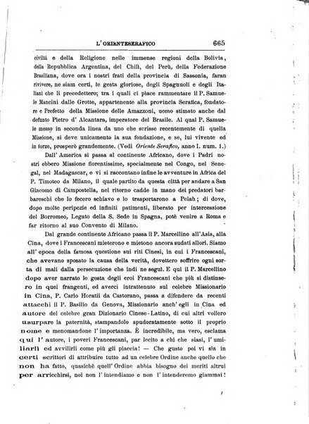 L'oriente serafico bollettino ufficiale per la celebrazione del VII centenario del Terz'Ordine Francescano