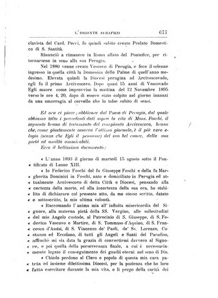 L'oriente serafico bollettino ufficiale per la celebrazione del VII centenario del Terz'Ordine Francescano