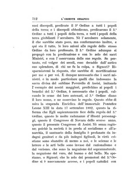 L'oriente serafico bollettino ufficiale per la celebrazione del VII centenario del Terz'Ordine Francescano