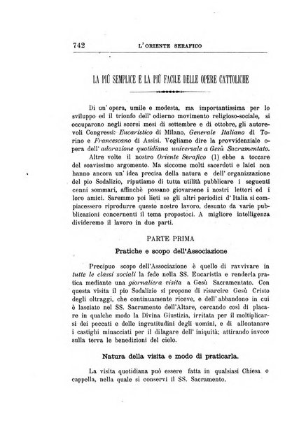 L'oriente serafico bollettino ufficiale per la celebrazione del VII centenario del Terz'Ordine Francescano