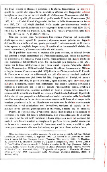 L'Italia francescana rivista trimestrale di cultura francescana