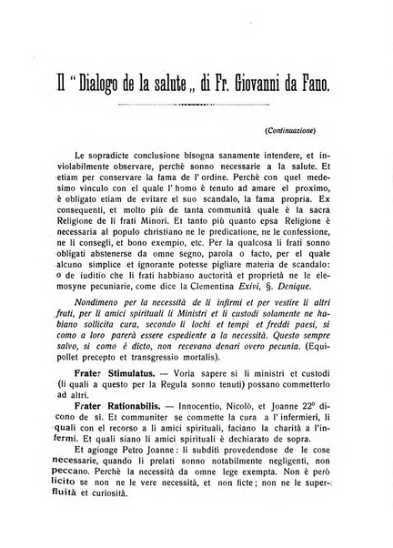 L'Italia francescana rivista trimestrale di cultura francescana