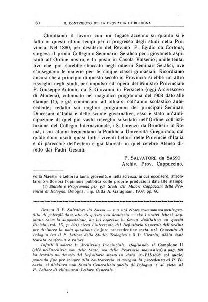 L'Italia francescana rivista trimestrale di cultura francescana