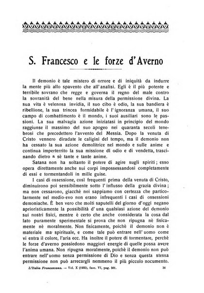 L'Italia francescana rivista trimestrale di cultura francescana