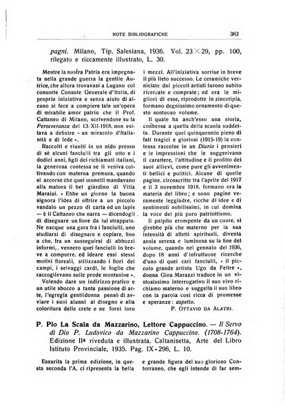 L'Italia francescana rivista trimestrale di cultura francescana