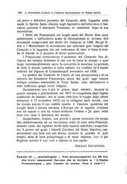 L'Italia francescana rivista trimestrale di cultura francescana