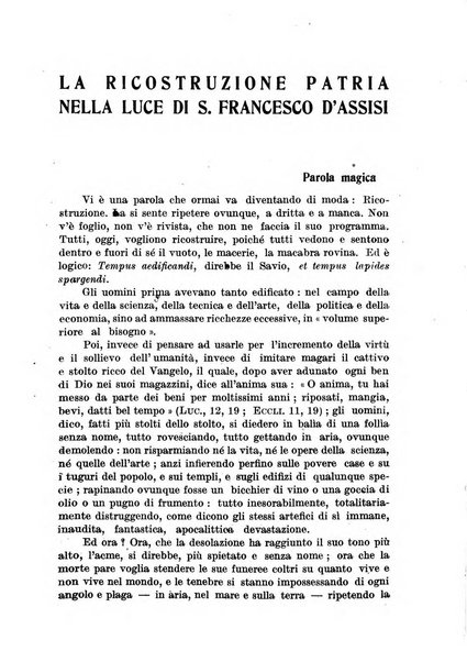 L'Italia francescana rivista trimestrale di cultura francescana