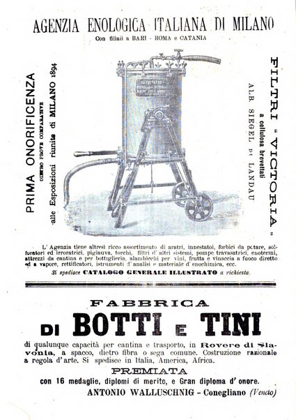 La rivista periodico della R. Scuola di Viticoltura e di Enologia di Conegliano