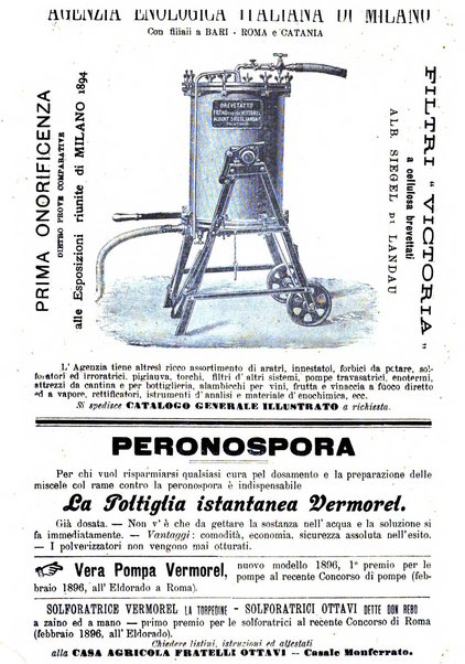 La rivista periodico della R. Scuola di Viticoltura e di Enologia di Conegliano