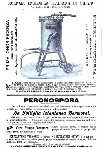 La rivista periodico della R. Scuola di Viticoltura e di Enologia di Conegliano