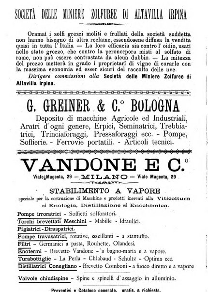 La rivista periodico della R. Scuola di Viticoltura e di Enologia di Conegliano