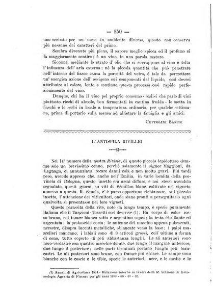 La rivista periodico della R. Scuola di Viticoltura e di Enologia di Conegliano