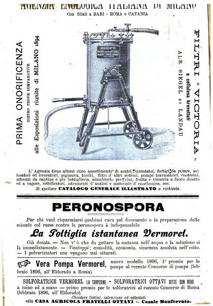 La rivista periodico della R. Scuola di Viticoltura e di Enologia di Conegliano