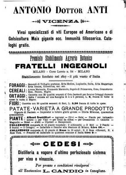 La rivista periodico della R. Scuola di Viticoltura e di Enologia di Conegliano