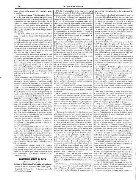 Riforma medica giornale internazionale quotidiano di medicina, chirurgia, farmacia, veterinaria e scienze affini