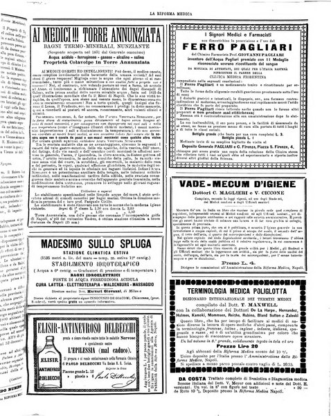 Riforma medica giornale internazionale quotidiano di medicina, chirurgia, farmacia, veterinaria e scienze affini