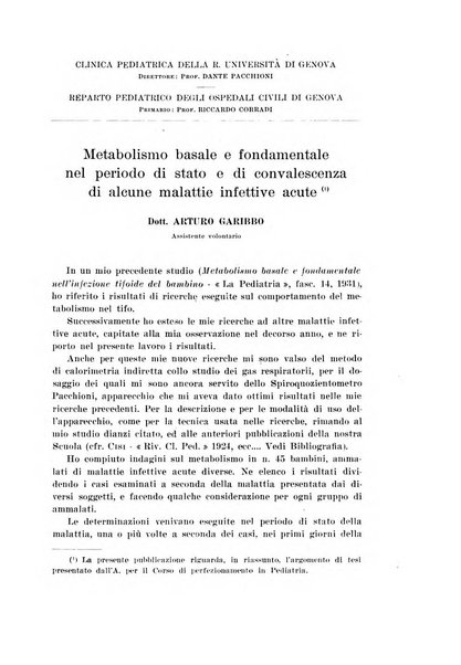 Archivio italiano di pediatria e puericoltura