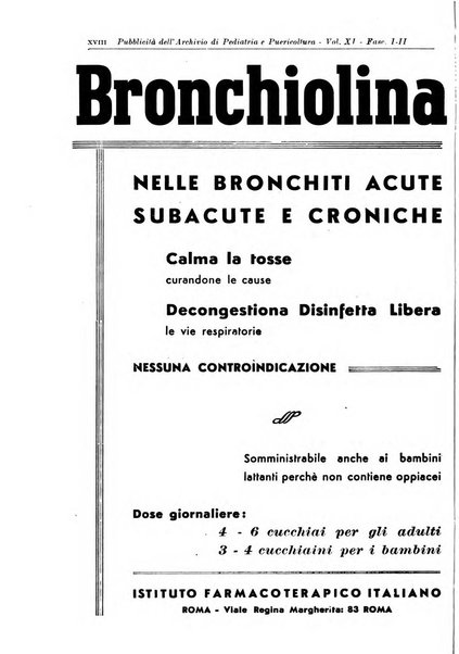 Archivio italiano di pediatria e puericoltura