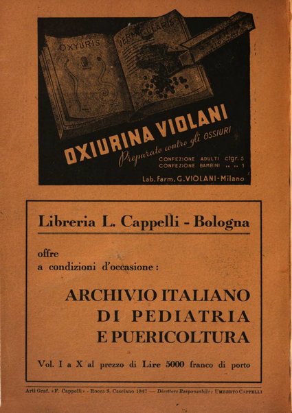 Archivio italiano di pediatria e puericoltura