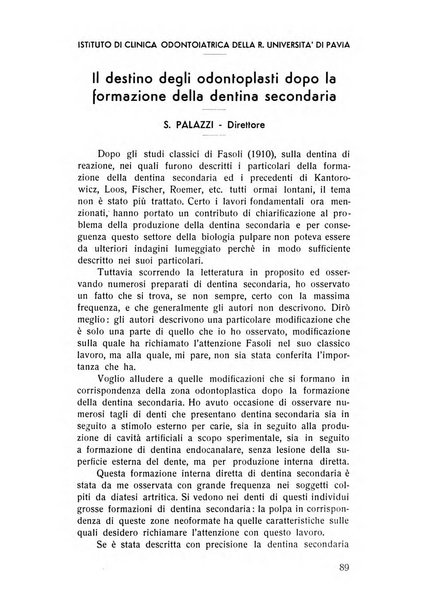 Rassegna trimestrale di odontoiatria