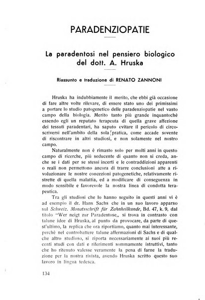 Rassegna trimestrale di odontoiatria