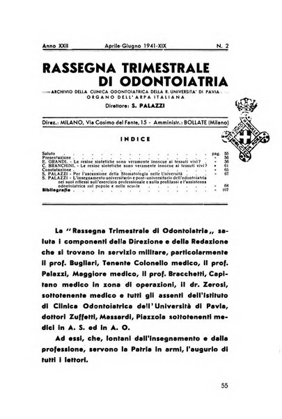 Rassegna trimestrale di odontoiatria