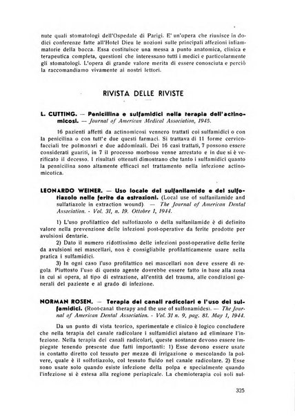 Rassegna trimestrale di odontoiatria