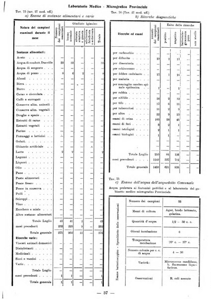 Bollettino statistico mensile