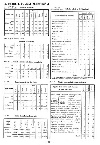 Bollettino statistico mensile