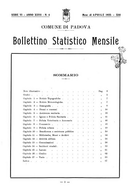 Bollettino statistico mensile