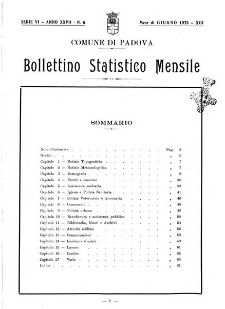 Bollettino statistico mensile