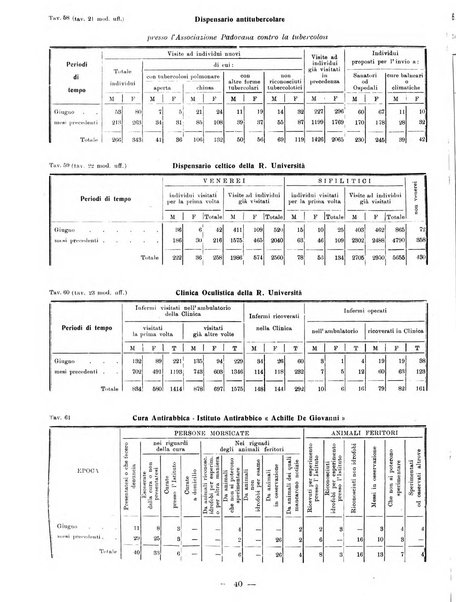 Bollettino statistico mensile