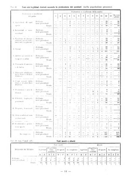 Bollettino statistico mensile